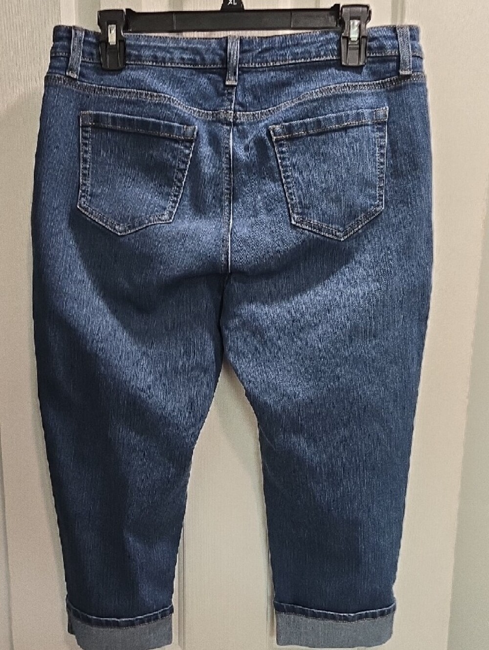 Style & Co. Denim Capris with Cuffed Hem Size 12P - Picture 9 of 11